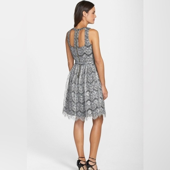 Eliza J Lace Fit and Flair Dress 10 - Picture 2 of 6